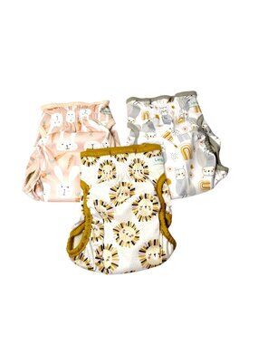 Reusable Washable Female Dog Diapers 3-Pack Medium By Langsprit